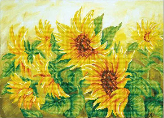 Diamond Dotz Hazy Daze Sunflowers
